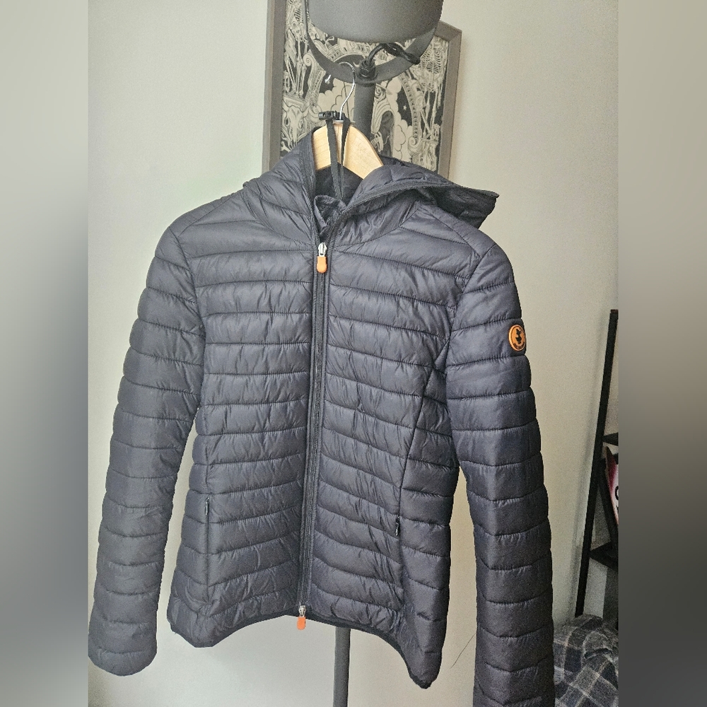 Save the Duck Daisy packable jacket womens size 1-sending to thredup on 09/27